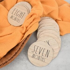 Rae Dunn Baby Milestone Plaques